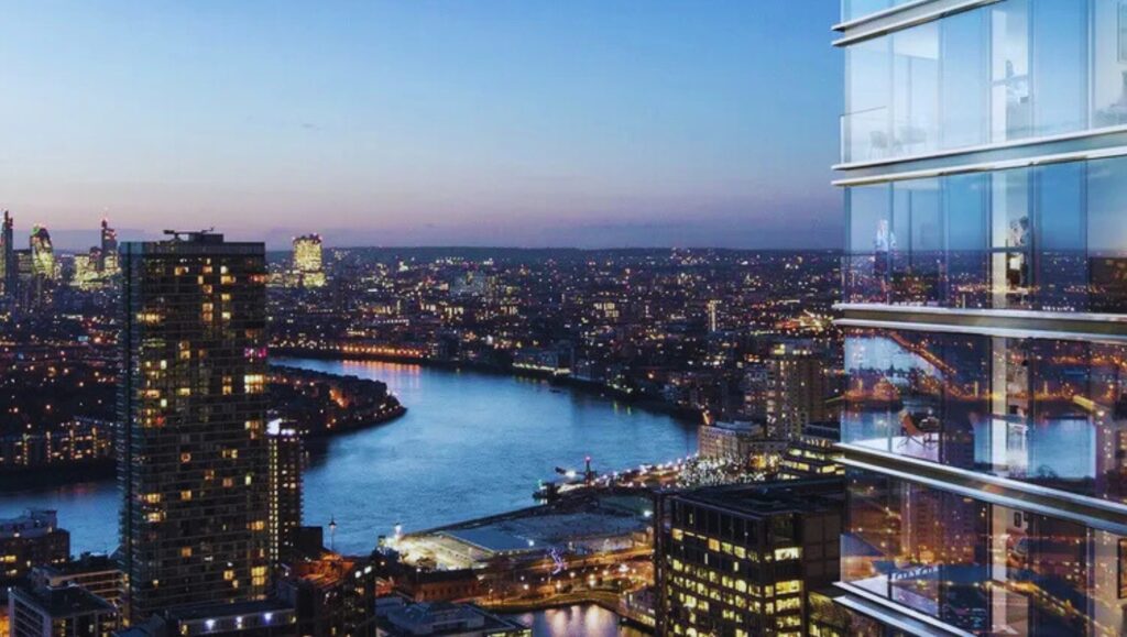Waterfront living in Canary Wharf