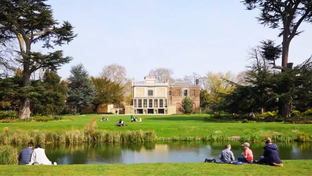 Walpole Park in Ealing, London, showcasing serene green spaces for families.