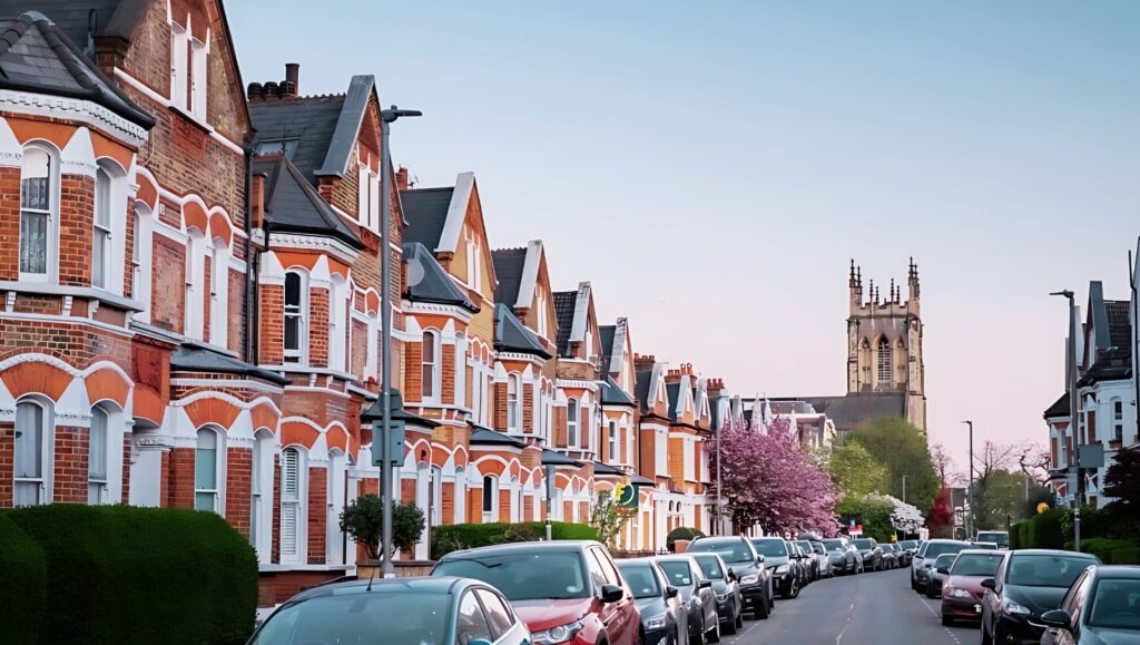 Victorian family homes and modern apartments in Ealing, London.