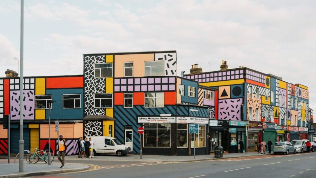 Leyton High Road in East London, an ideal area for landlords to invest in property.